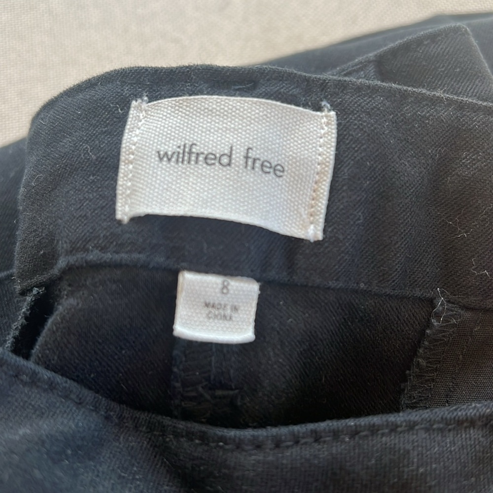 Wilfred free black cargo wide pant size 8 - Picture 8 of 8